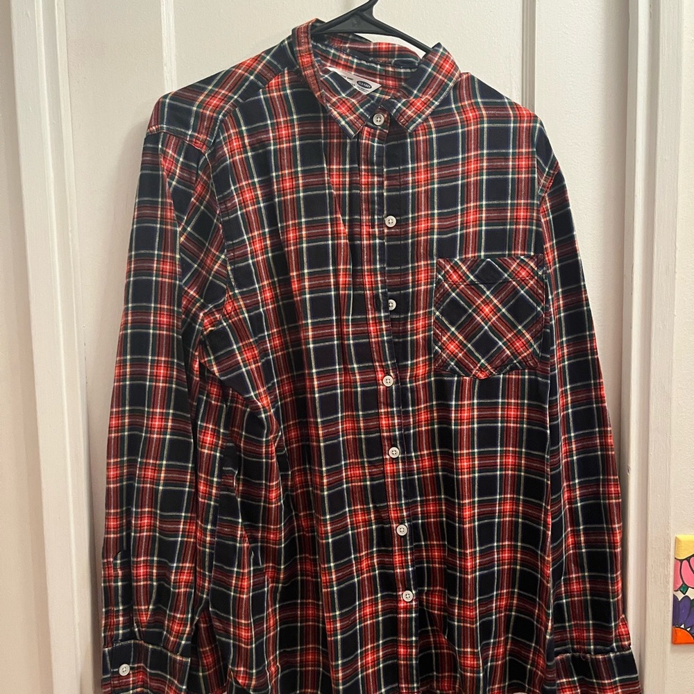Black Multicolor Old Navy Flannel